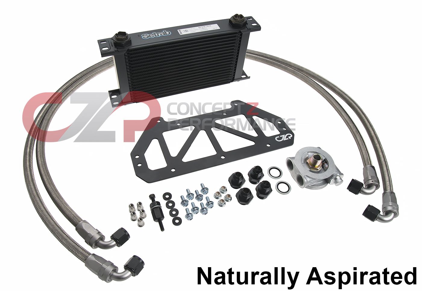 CZP Full-Flow Engine Oil Cooler Kit w/ Setrab Core - Nissan 300ZX 