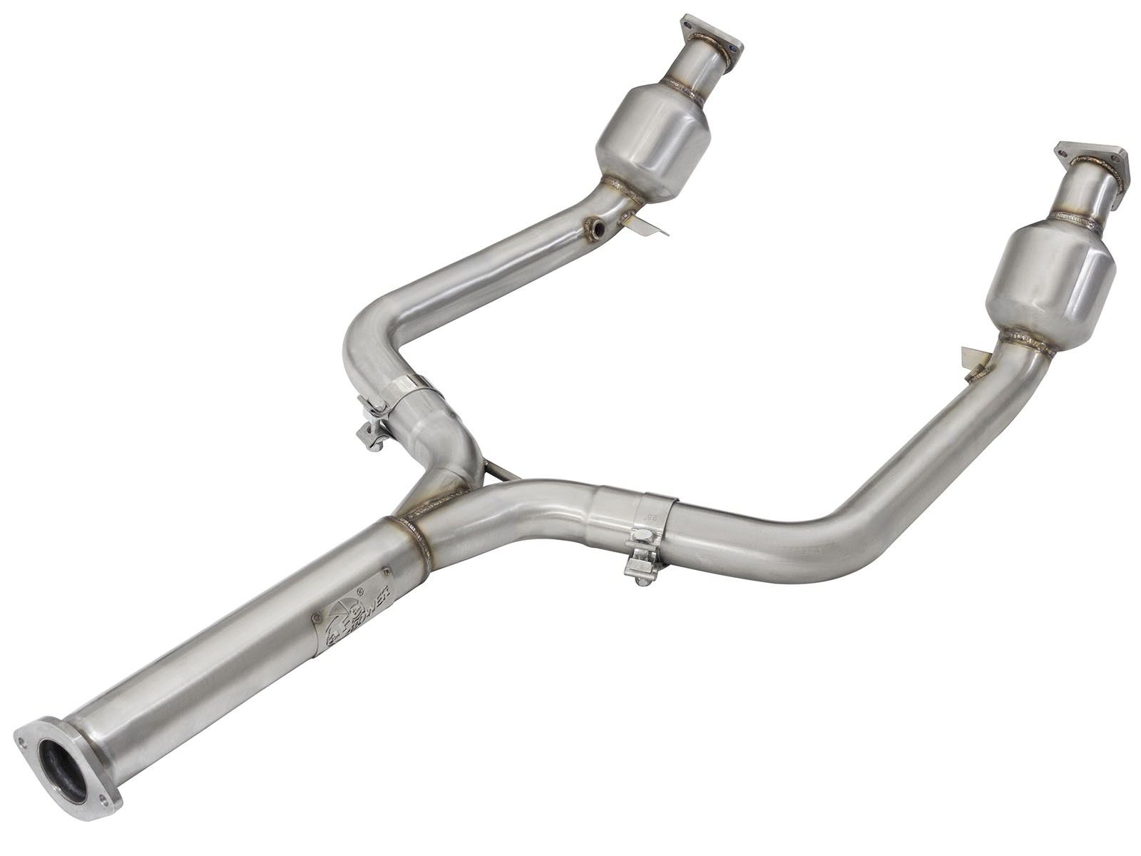 aFe Twisted Steel Y-Pipe / High Flow Cats HFC Combo, Street Series VQ35DE - Nissan 350Z / Infiniti G35