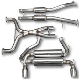 Stillen 504360D G35 Exhaust System with Dual Wall Tips - G35 Coupe V35