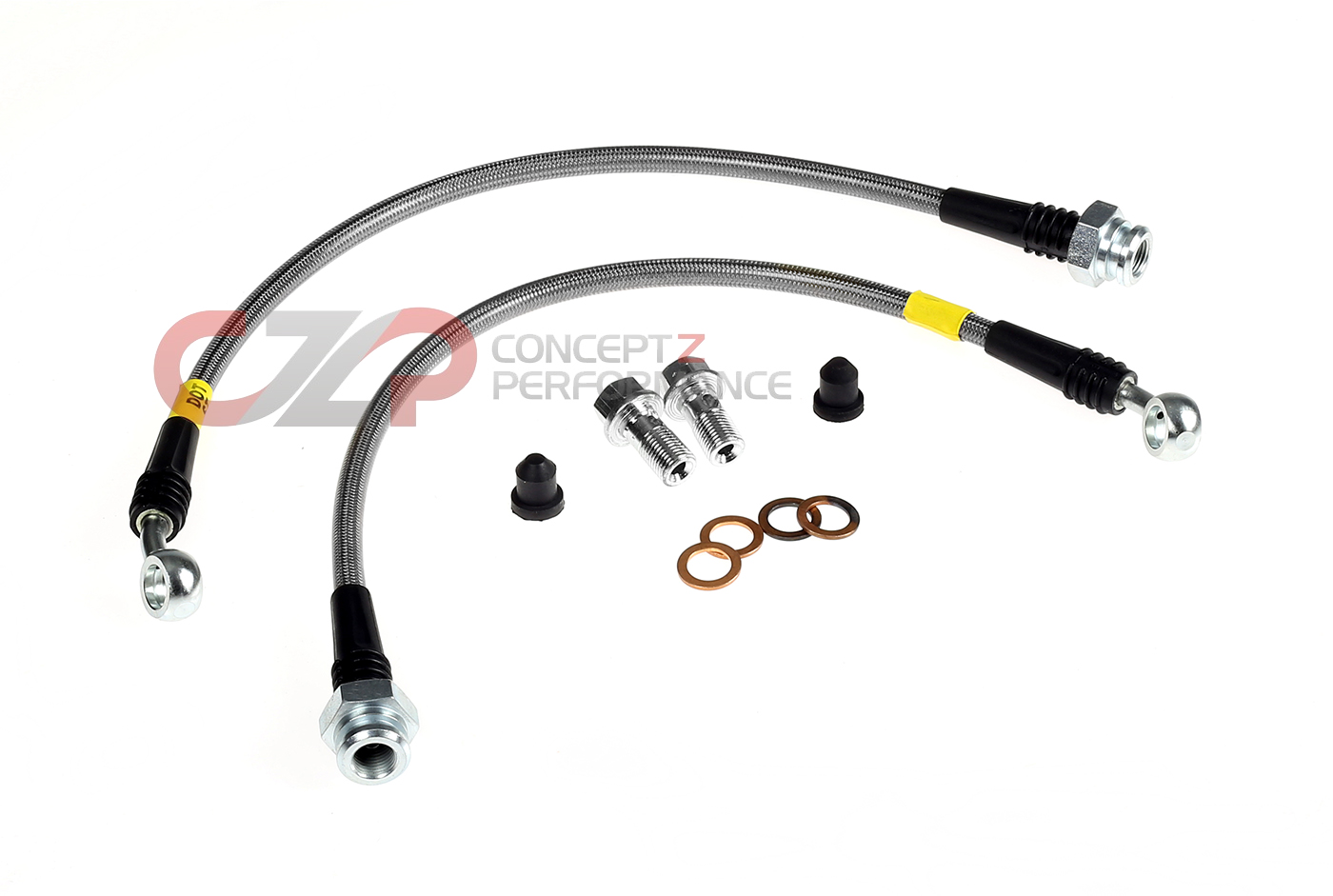 Stoptech Stainless Steel Brake Lines Rear - Nissan GT-R R35