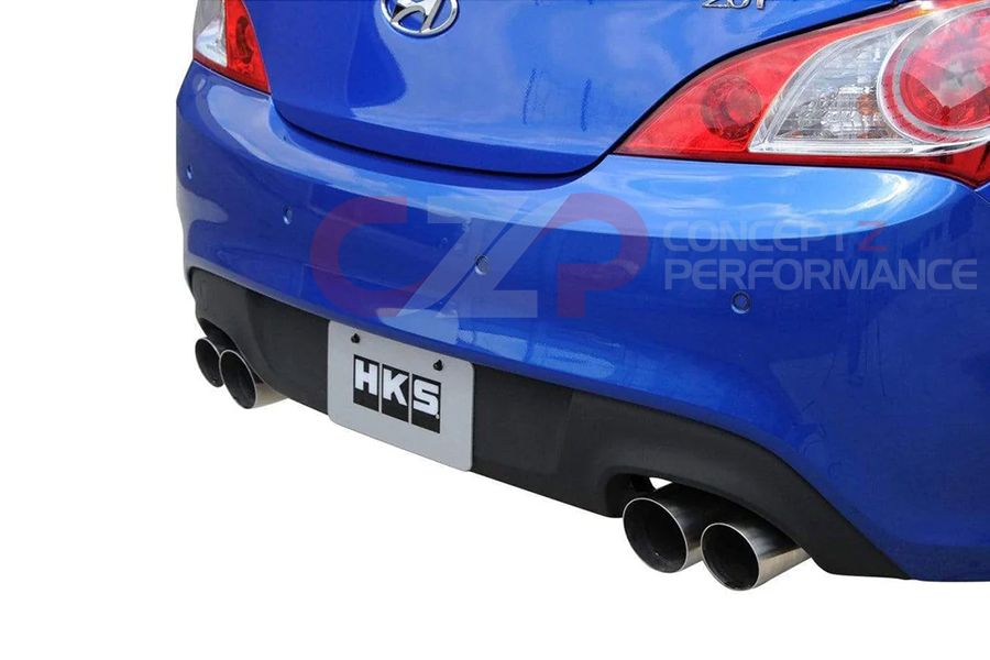 HKS 10+ Genesis V6 & 2.0L Turbo Legamax Premium Rear Section Exhaust (OVERSIZED SHIPPING)