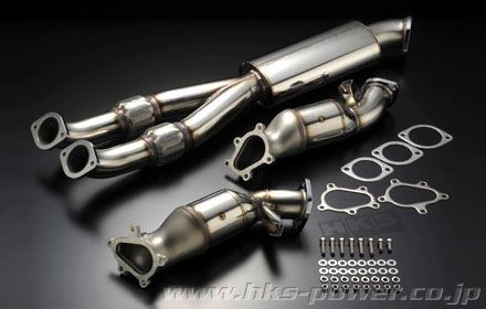 HKS Metal Catalyzer Center Y-Pipe w/ Cats - Nissan GT-R R35 VR38DE