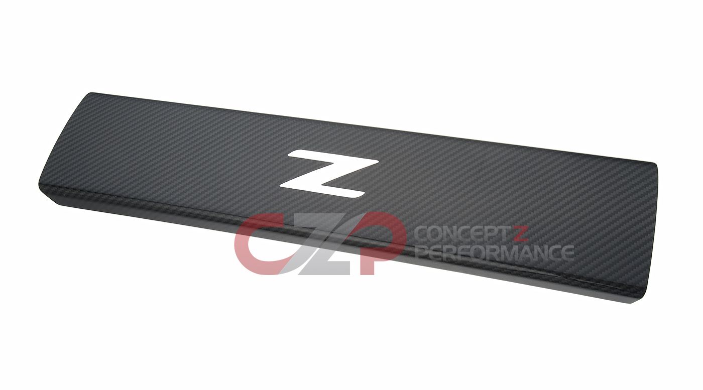 EVO-R Carbon Fiber Rear Strut Bar Finisher Cover - Nissan 350Z Z33