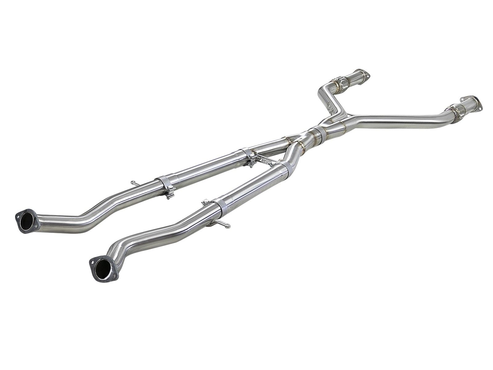 aFe Power Takeda Stainless Steel Exhaust Y-Pipe / Mid-Pipe - Infiniti Q50 / Q60 3.0t Premium / Red Sport RS400 VR30DDTT