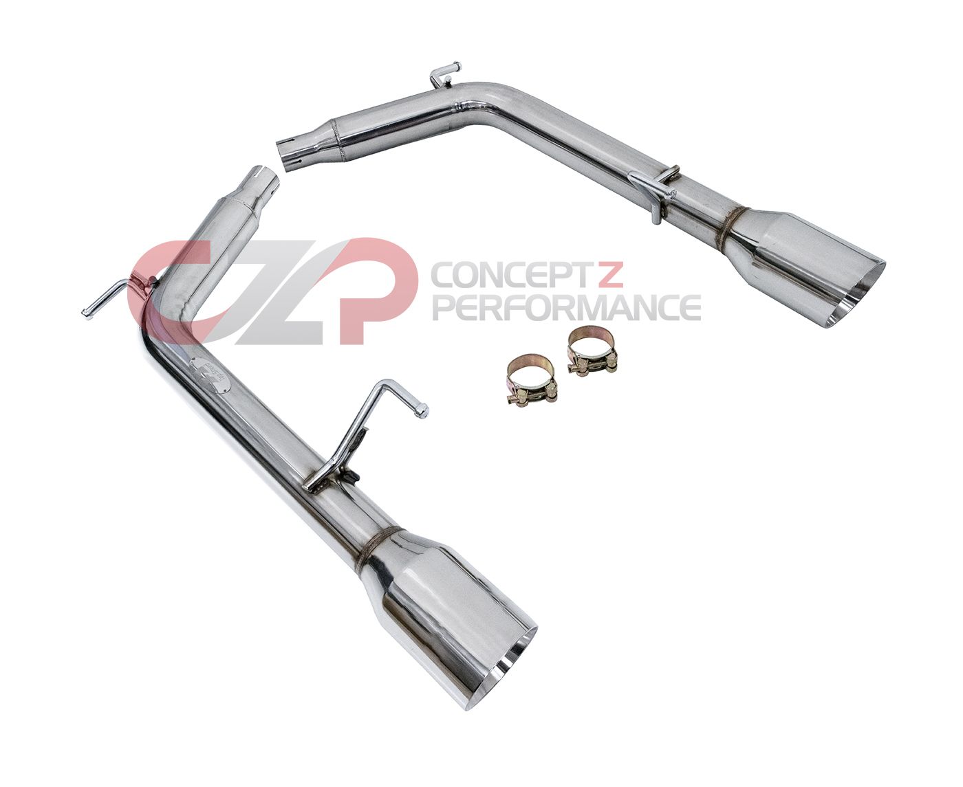 Top Speed Pro-1 Axle Back Exhaust System, Stainless Steel w/ Beveled Tips  - Infiniti G35 G37 & Q40 Sedan