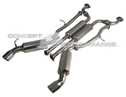 Injen SES Straight Tip Catback Exhaust System - Infiniti G35 Coupe