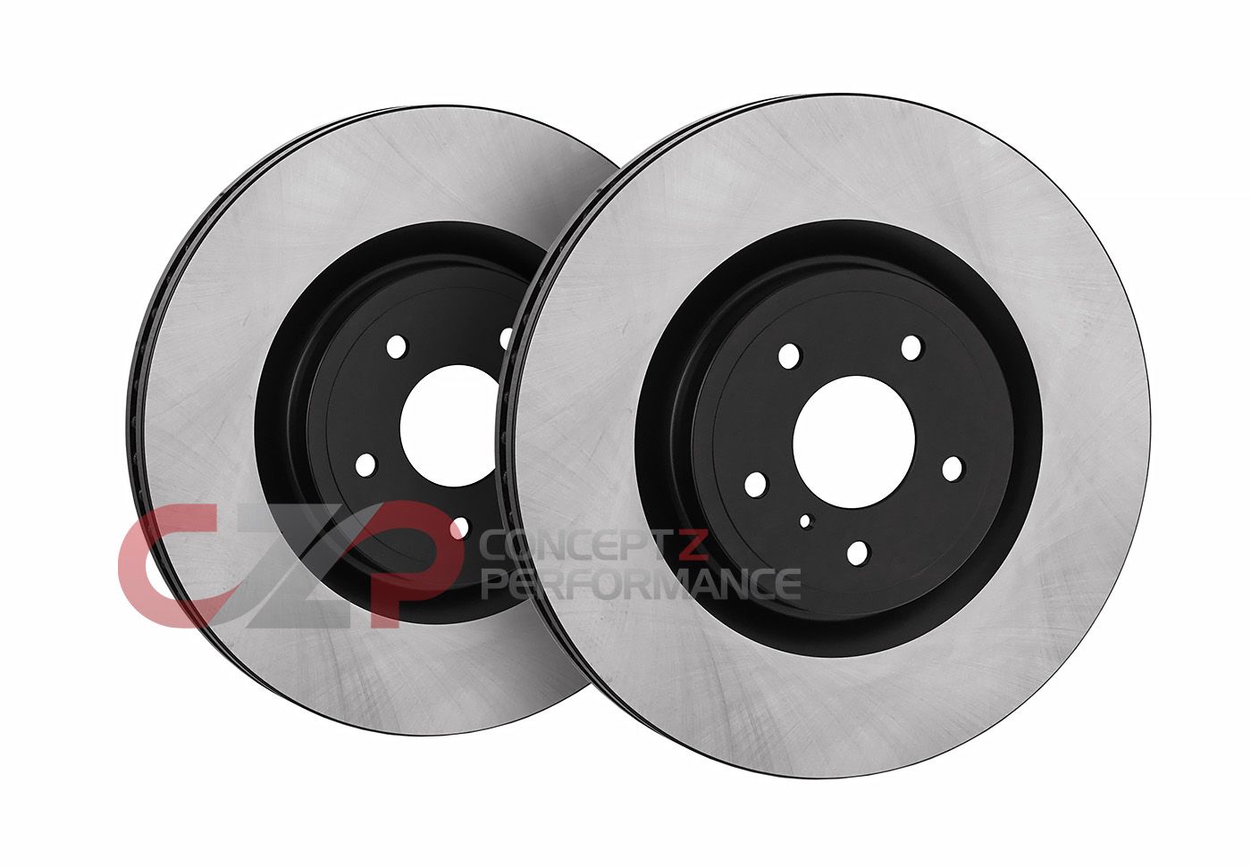 Black Diamond Combi Grooved Drilled Front Brake Discs For Nissan 350Z V6 Z33 