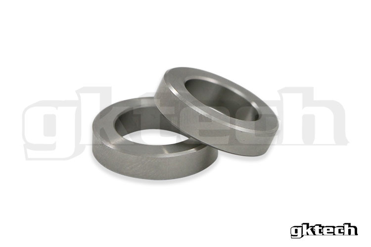 GKTech Stainless Steel Tie Rod End Lock Spacers - Nissan Skyline, 350Z, 240SX / Infiniti G35