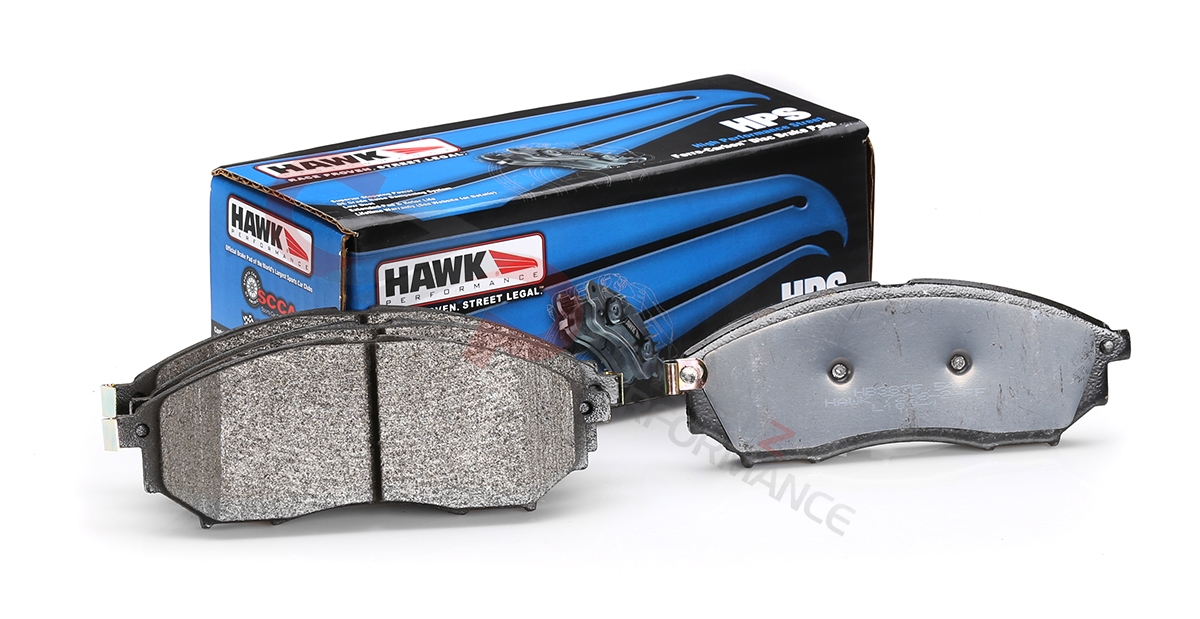 Hawk Performance HPS Brake Pads, Front w/ Non-Sport Calipers - Nissan 350Z 370Z / Infiniti G35, G37, Q40 Sedan