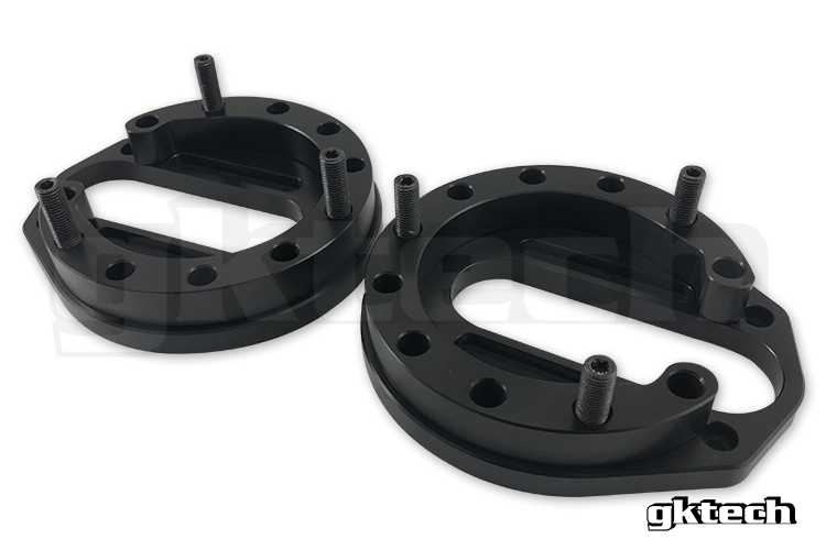 GKTech V2 Offset Strut Tops, S-Chassis - Nissan 240SX S13, S14, S15