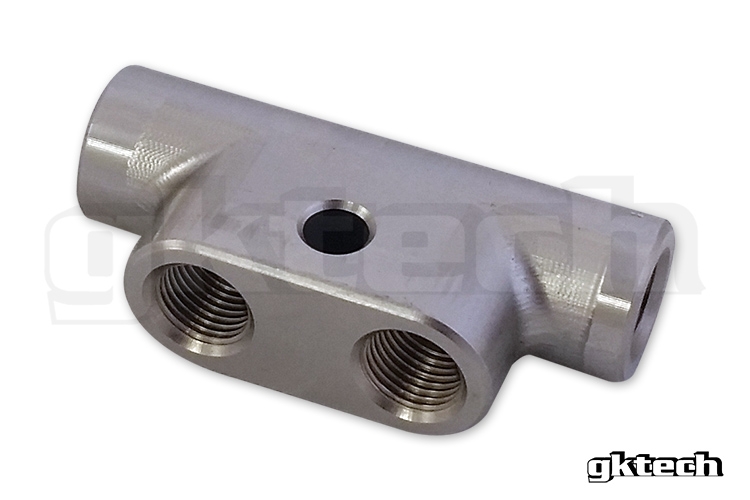 GKTech Stainless Steel 4 Way Brake Union, M10x10.0 w/ 45° Taper