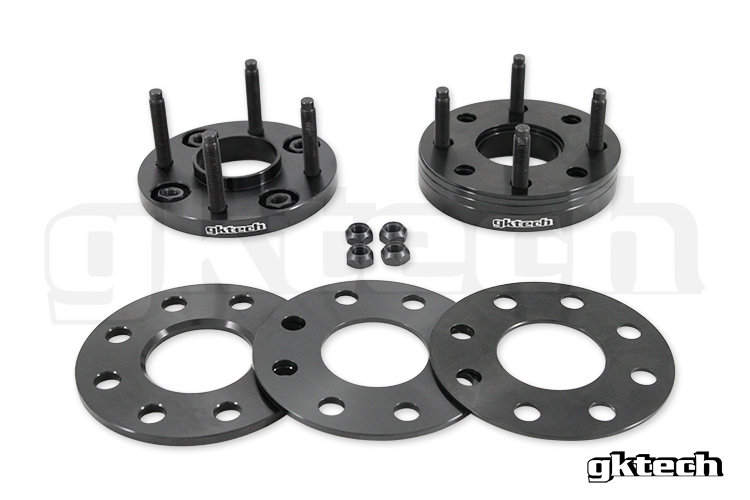 GKTech Spacers 15mm > 30mm 8 Piece Set 4x114.3mm PCD