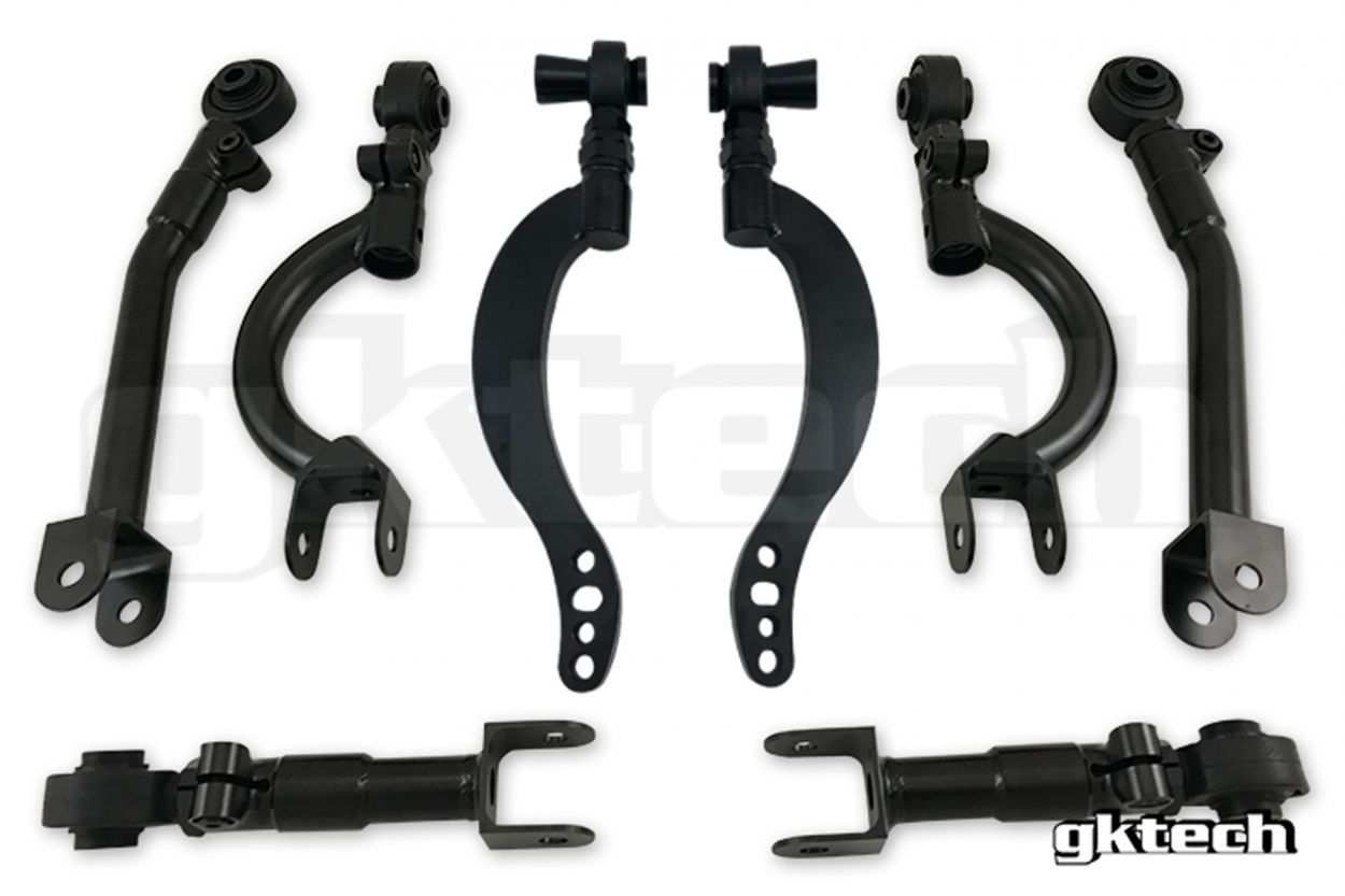 GKTech V4 Adjustable Suspension Arm Package - Nissan Skyline R32, 240SX S13 S14 S15