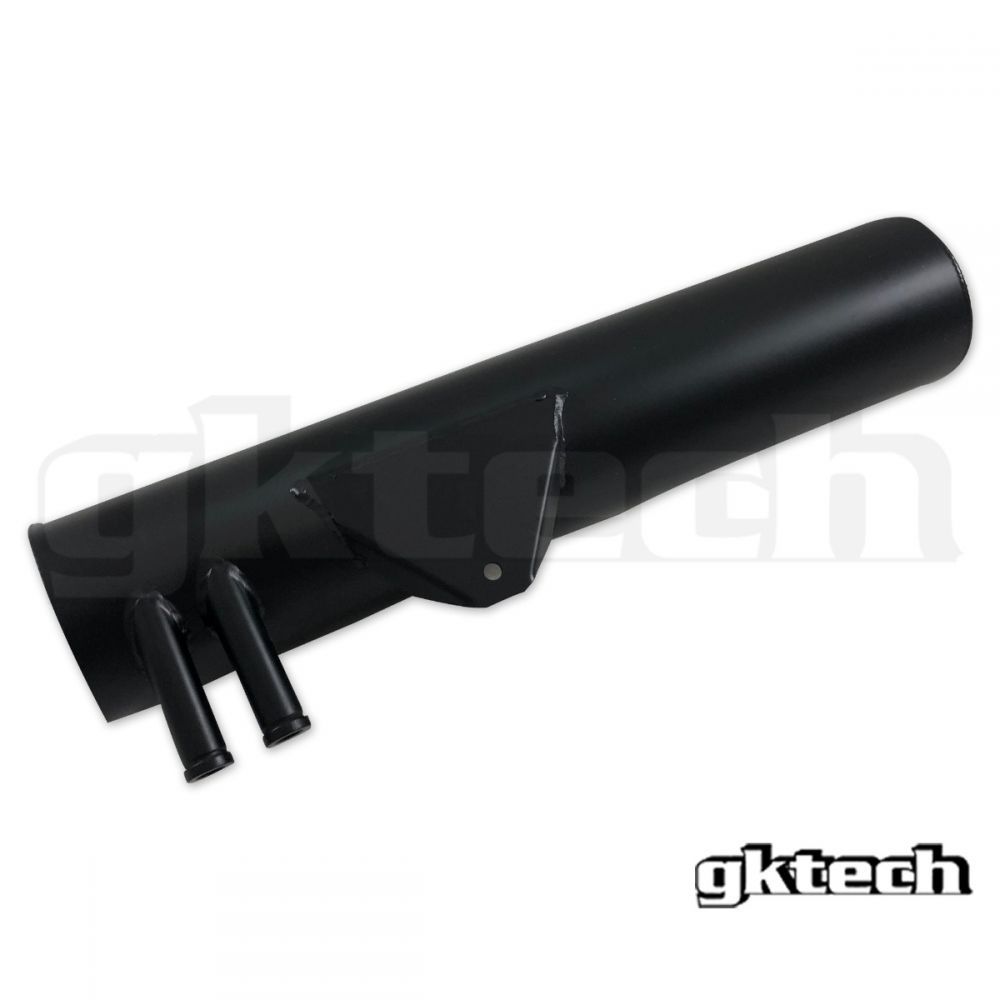 GKTech Over The Radiator Oil Catch Can, Black - Nissan 240X S14, S15