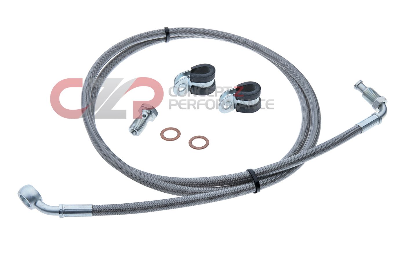 Techna-Fit Stainless Steel Clutch Line Kit for Nissan NCL-310