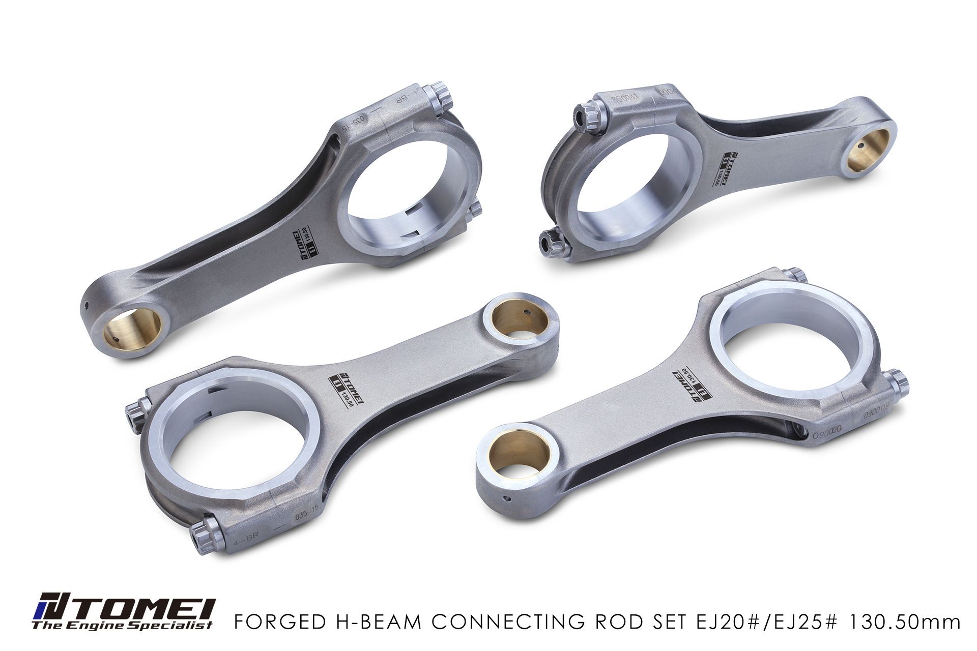 Tomei Forged H-Beam Connecting Rod Set EJ20#/EJ25# 130.50mm