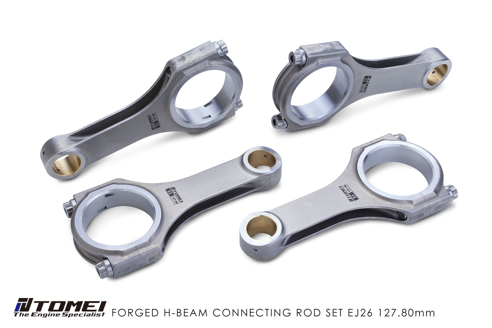 Tomei Forged H-Beam Connecting Rod Set EJ26 127.80mm