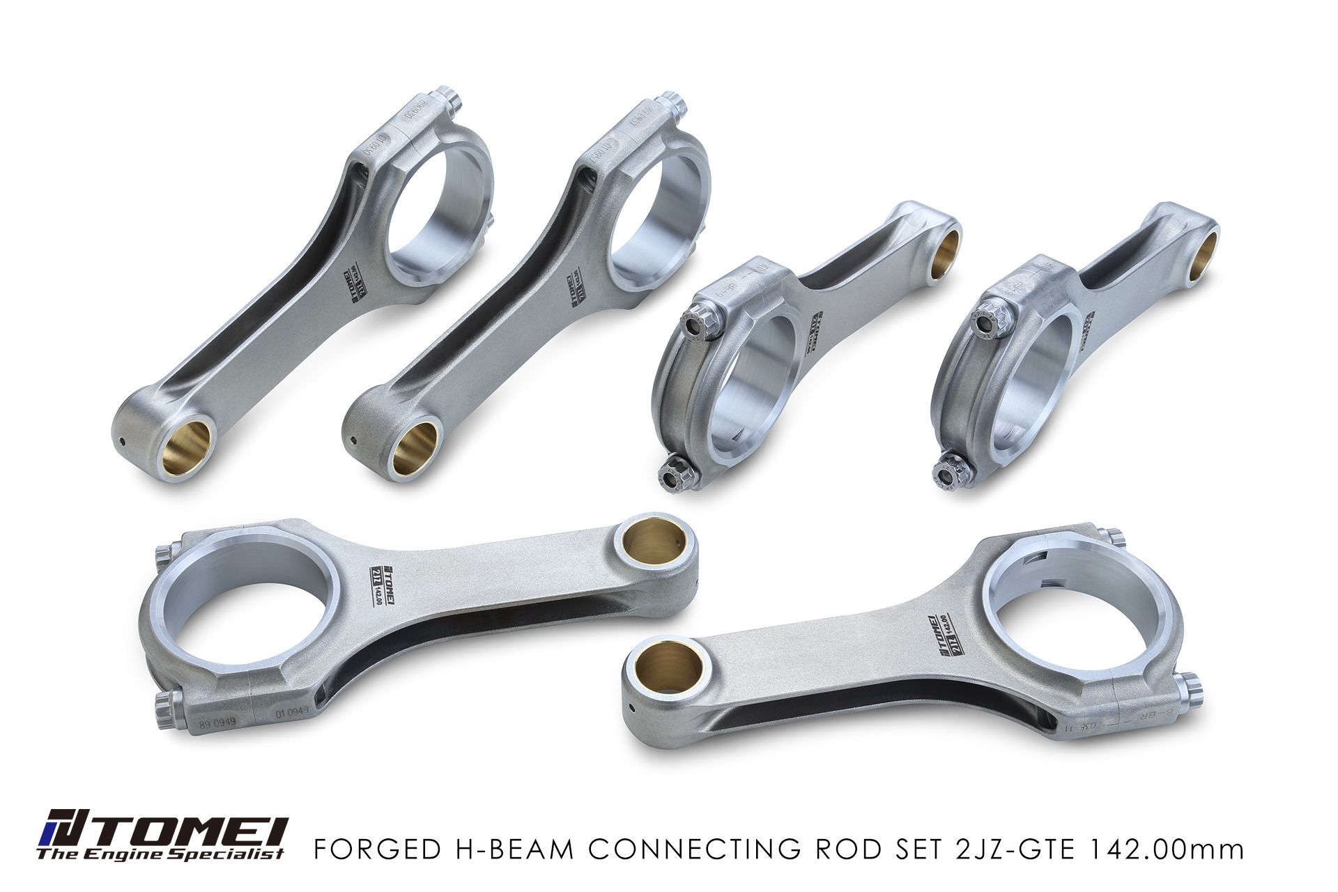 Tomei Forged H-Beam Connecting Rod Set 142mm 2JZ-GTE