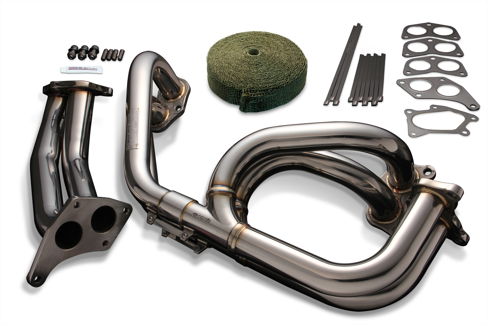 Tomei Exhaust Manifold Kit Expreme EJ Twin Scroll WRX/STI Equal Length with Titan Exhaust Bandage