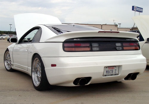 Kaminari FRP Flush Mount Wing Spoiler w/ LED Light - Nissan 300ZX 90-96 Z32  K031453 - Concept Z Performance