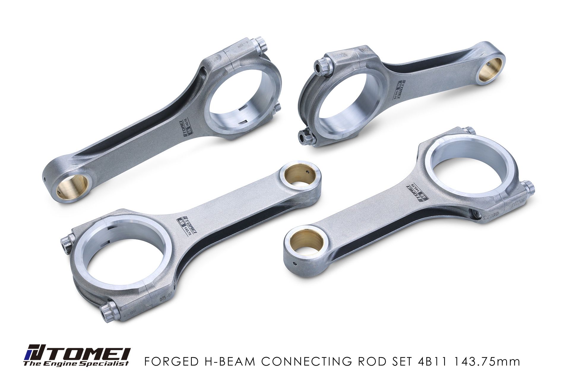 Tomei Forged H-Beam Connecting Rod Set 4B11 143.75mm