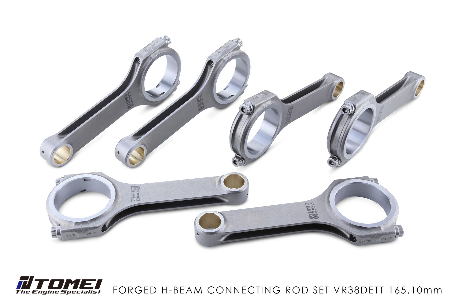 Tomei Forged H-Beam Connecting Rod Set VR38DETT 165.10mm