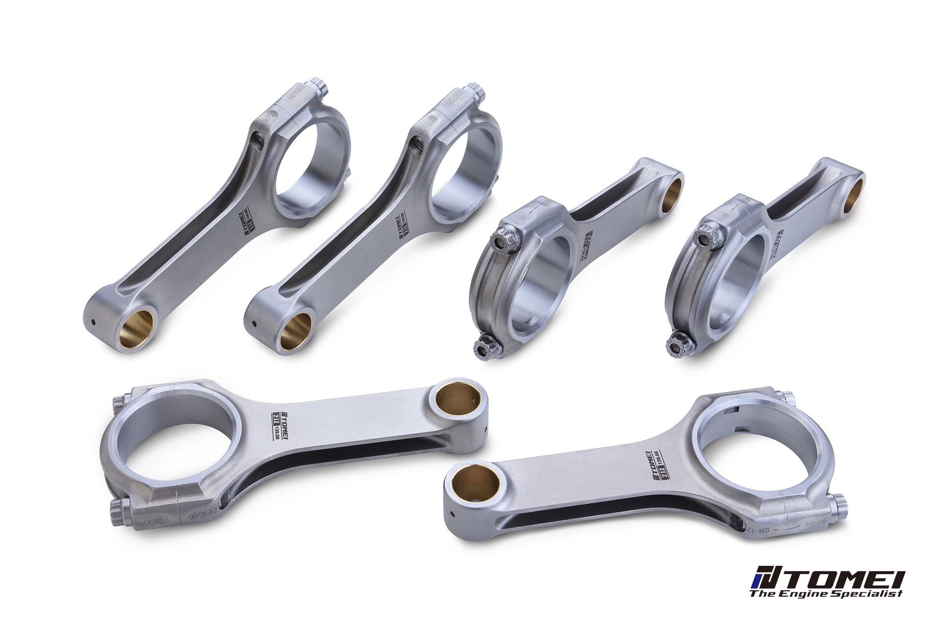 Tomei Forged H-Beam Connecting Rod Set 2JZ-GTE 3.6 139.00mm