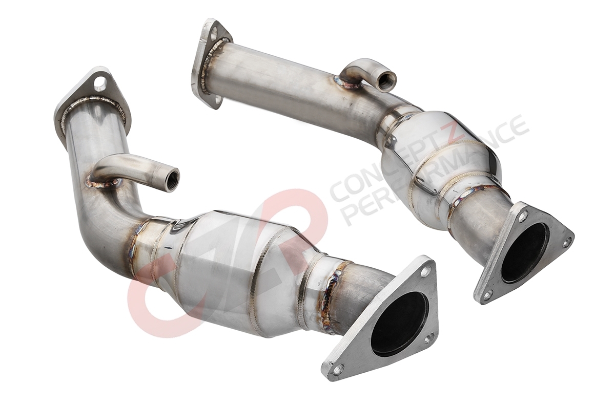 AAM Competition 2.5" Resonated Test Pipes, VQ35HR VQ37VHR - Nissan 350Z 370Z / Infiniti G35 G37 Q40 Q60 RWD & AWD