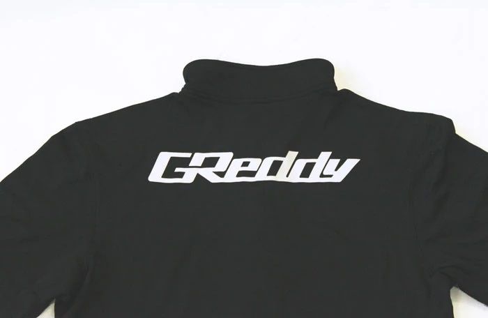 GReddy Sport Fleece Track Jacket, Black