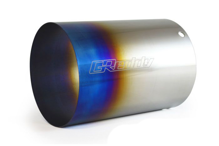 Greddy Titanium Optional Universal Dia. 115 x Len. 170mm Tip, Burnt Finish (for Revolution RS 160mm Dia. / RS-TI / RS-Race)