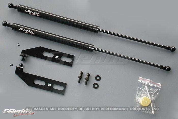 Greddy 93-96 Mazda RX7 FD3S Engine Hood Lifter Kit (Designed for OEM weight hoods)