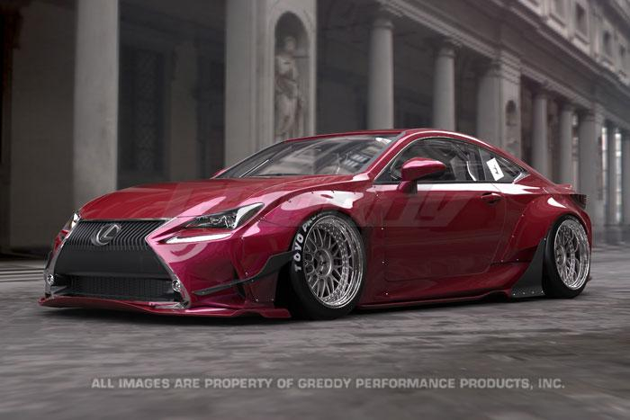 Greddy 2015+ Lexus RC Rocket Bunny Side Canards