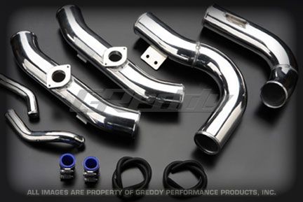Greddy Aluminum Piping Kit for RX Intake Manifold 13522330 - Nissan GT-R R35
