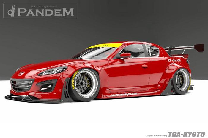 Greddy 09-12 Mazda RX-8 Pandem Wide Body Rear Over-Fenders (Rear Doors Will Not Open)