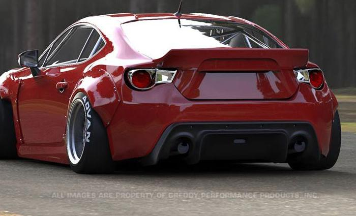 Greddy 13+ Scion FR-S Version 3 Greddy X Rocket Bunny 86 Aero Rear Aero Wing Only