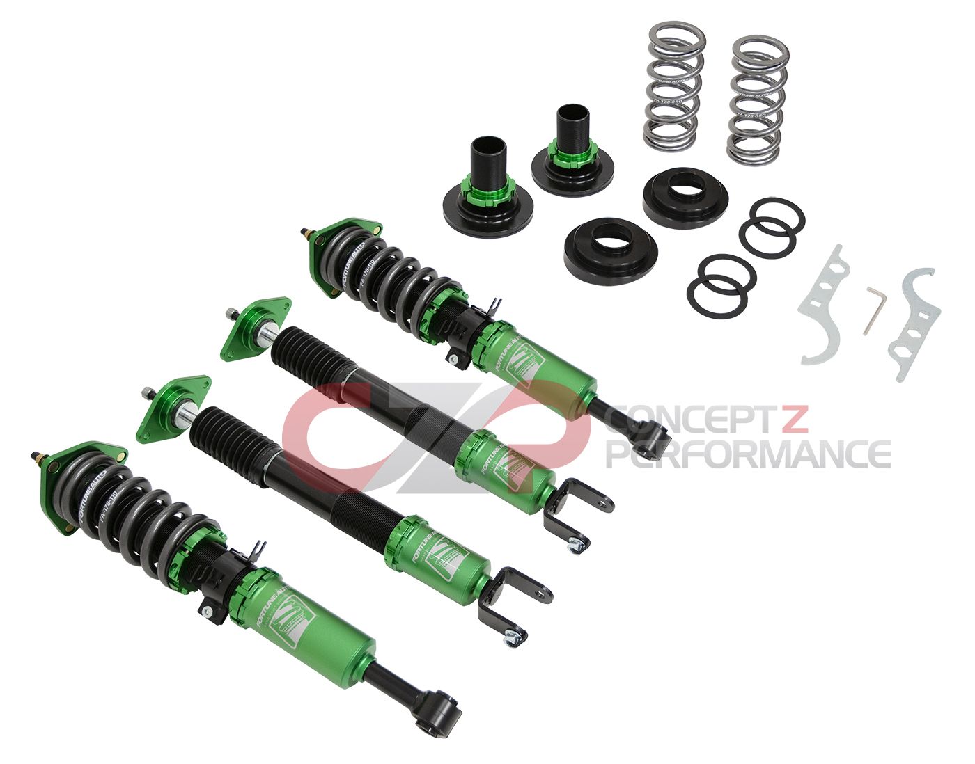 Fortune Auto 500 Series Coilovers (Separate Style Rear) - Nissan 370Z Z34
