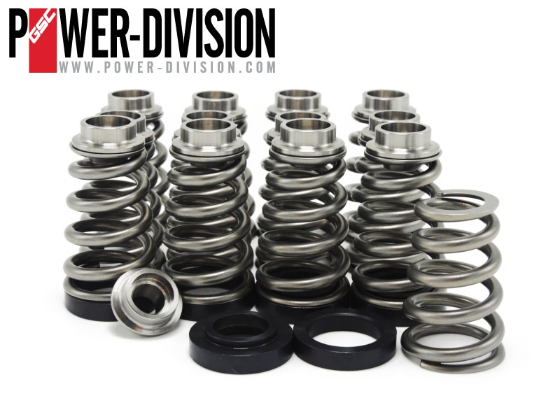 GSC Power Division Mitsubishi 4G63T High Pressure Single Beehive Valve Spring and Ti Retainer Kit