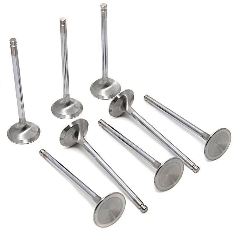 GSC Power Division Subaru EJ Series EJ205/EJ207/EJ257 Chrome Polished Exhaust Valve - 32mm Head (STD) (Set of 8)