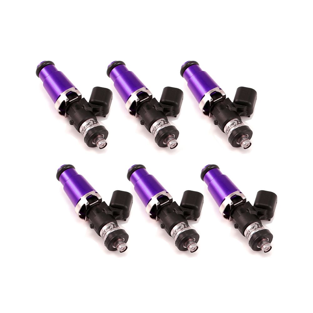 Injector Dynamics ID1050X Injectors 14mm (Purple) Adaptor Tops Denso Lower (Set of 6) - Nissan Skyline R32 R33 R34