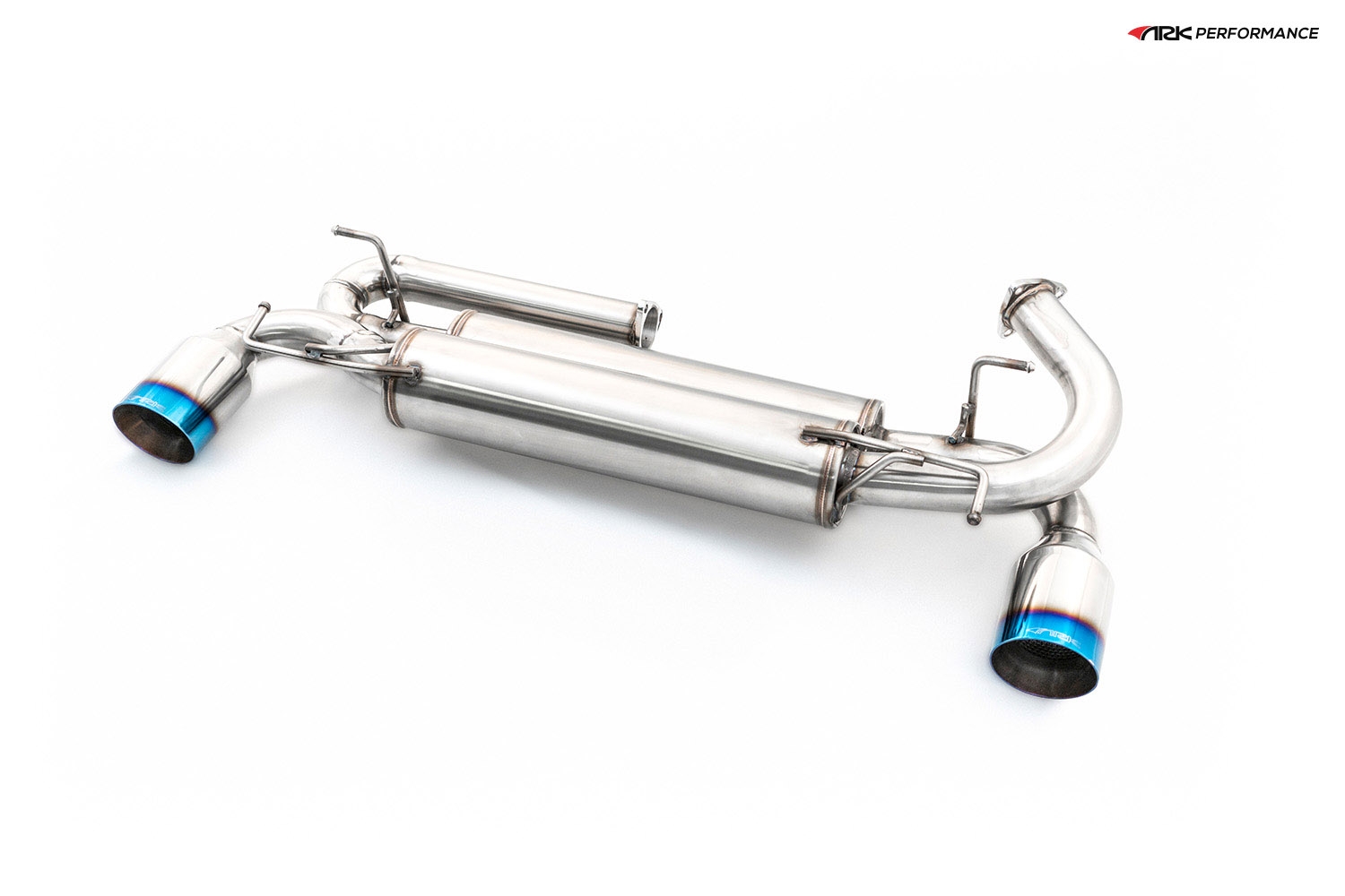Ark Performance Stainless Steel DT-S Cat-Back Exhaust System 2.5in Pipe w/ 4.5 Burnt Single Tip, Dual Exit - Acura NSX 91-96 3.0L V6 NA1