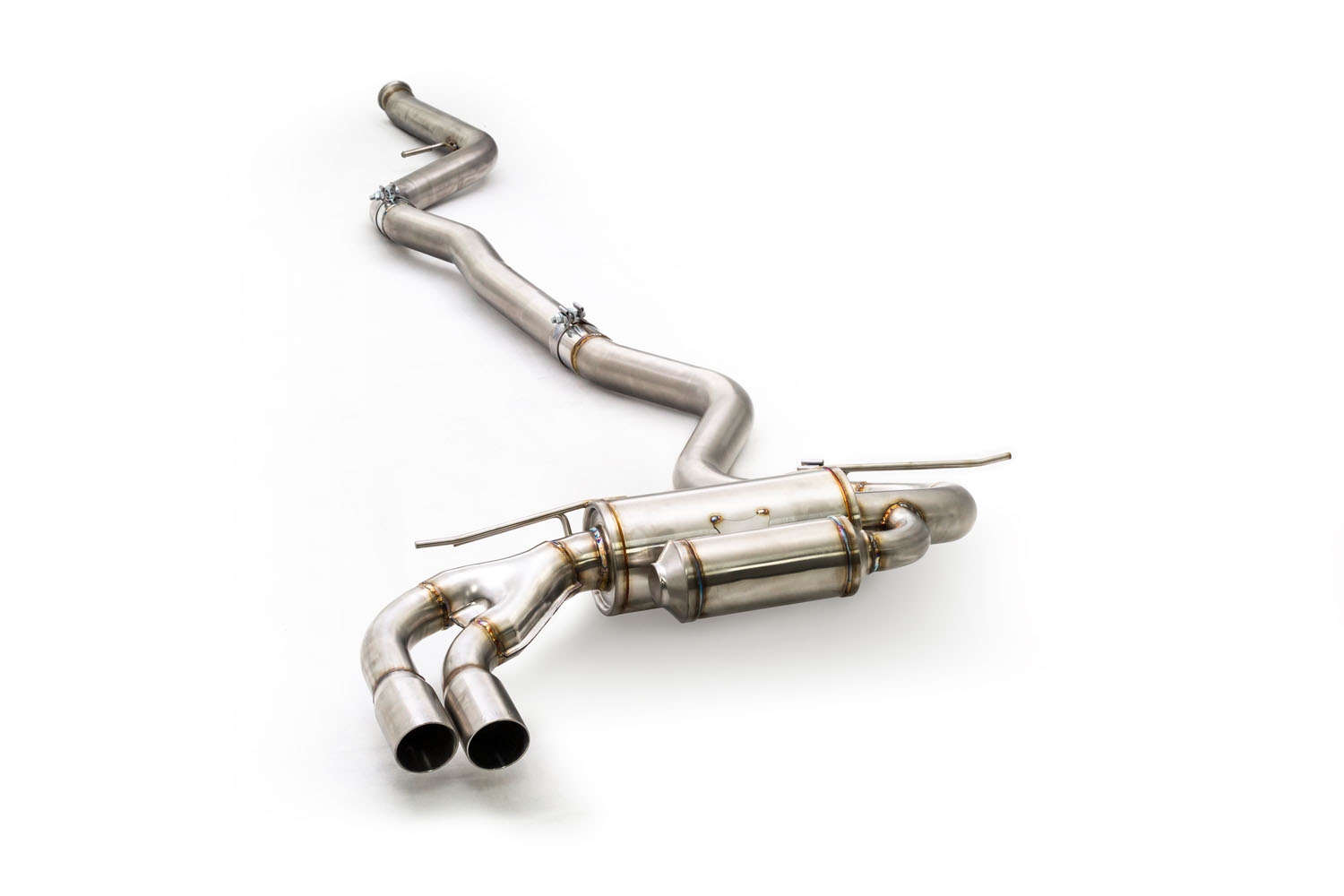 Ark Performance Stainless Steel GRiP Cat-Back Exhaust System 3.0in Pipe w/ 3.0 Polished Dual Tip, Single Exit - BMW 328i / 428i 12-18 N20 F30, F32