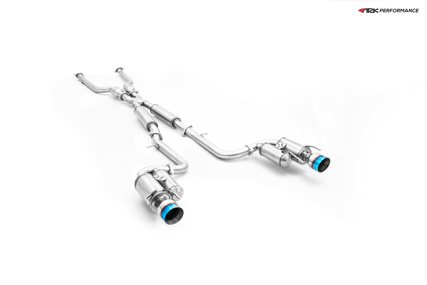 Ark Performance Stainless Steel GRiP Cat-Back Exhaust System 2.5in Pipe w/ 4.5 Burnt Single Tip, Dual Exit - Lexus IS 250 / 350 RWD 14-16 2.5L V6, 3.5L V6 GSE30 / GSE31