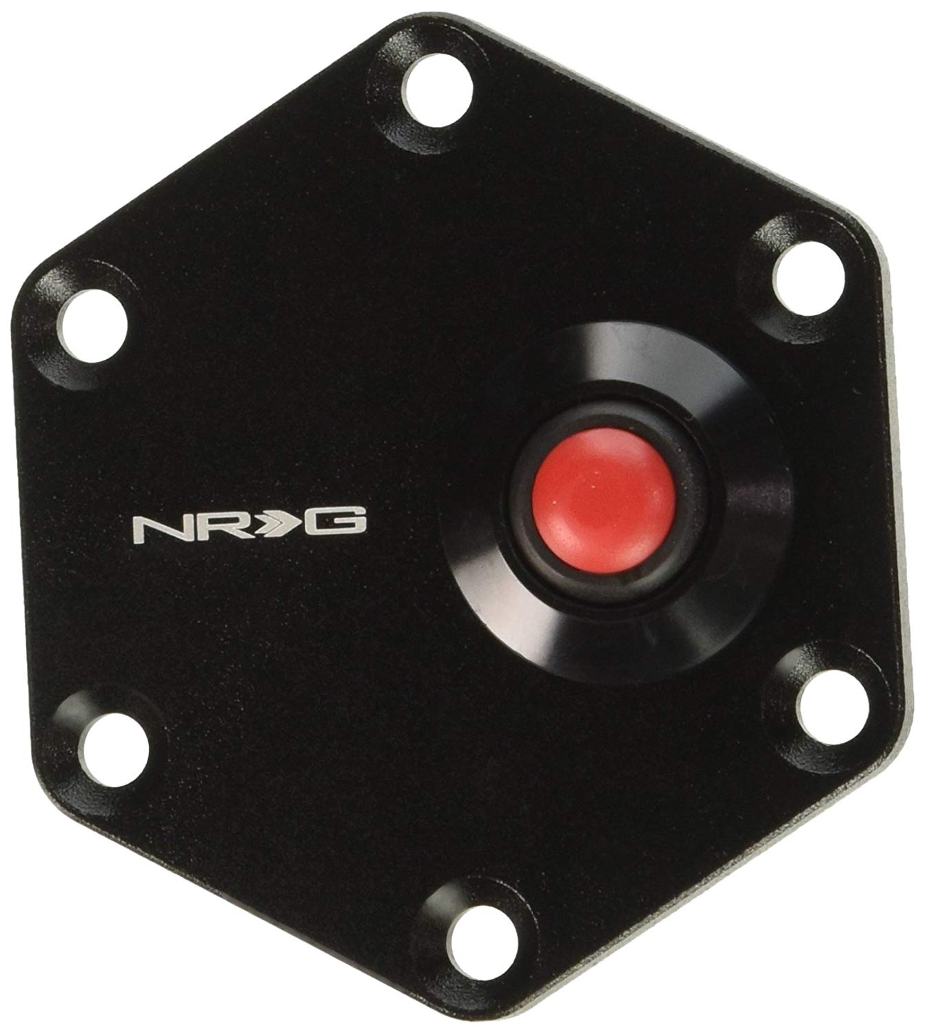 NRG Hexagnal Steering Wheel Ring w/ Horn Button - Black