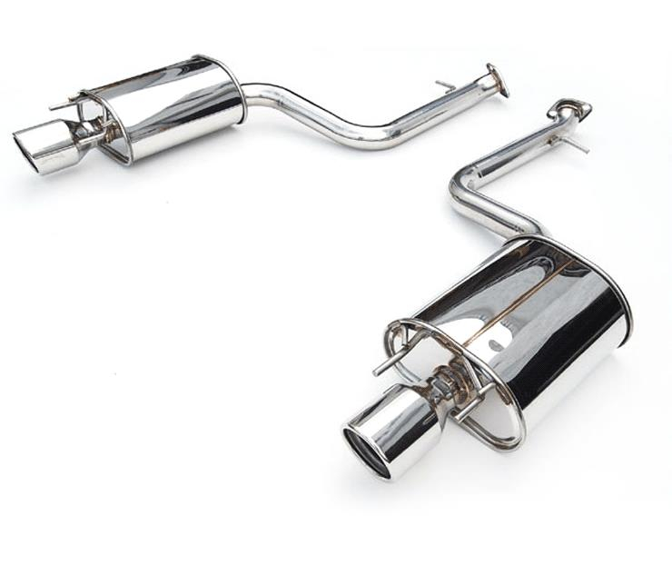 Invidia 15+ Subaru WRX/STI 4Dr Q300 Twin Outlet Rolled Stainless Steel Quad Tip Cat-Back Exhaust