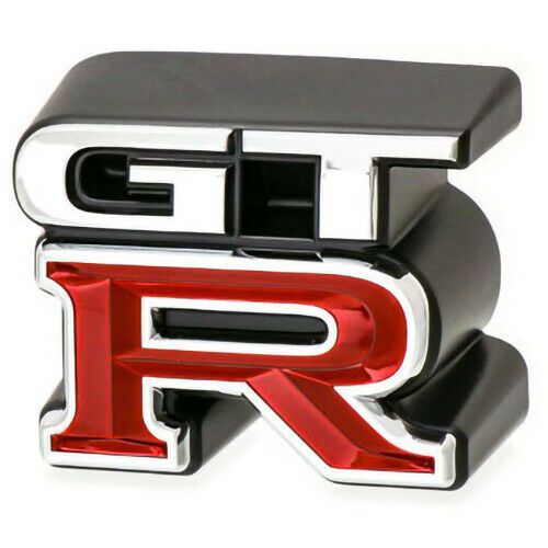 Genuine Nissan R34 Skyline GT-R Front Grille Emblem Brand New 62896-AA400