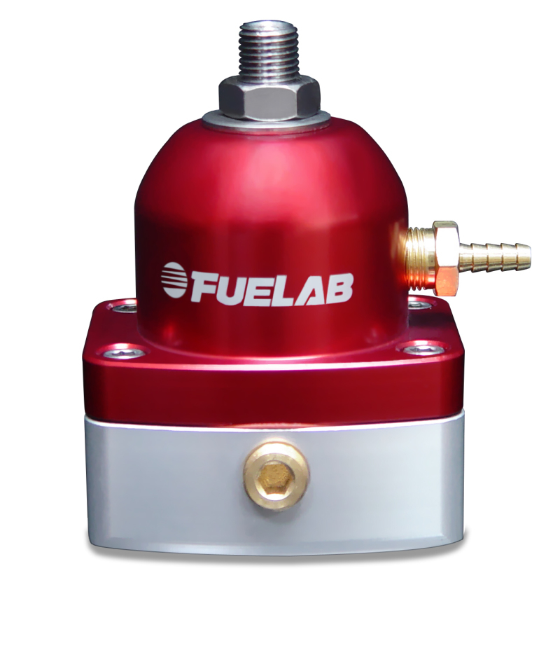 Fuelab 535 TBI Adjustable Mini FPR 10-25 PSI (2) -6AN In (1) -6AN Return - Red