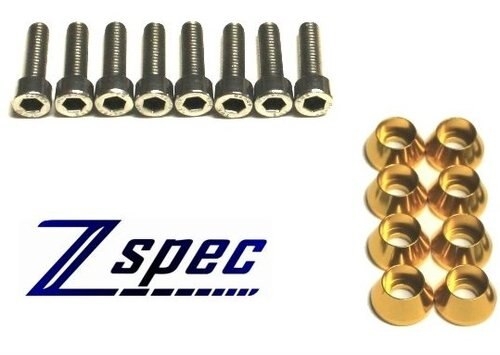 ZSpec Design License Plate Fastener Solution (for 10mm "fine thread" bolts)