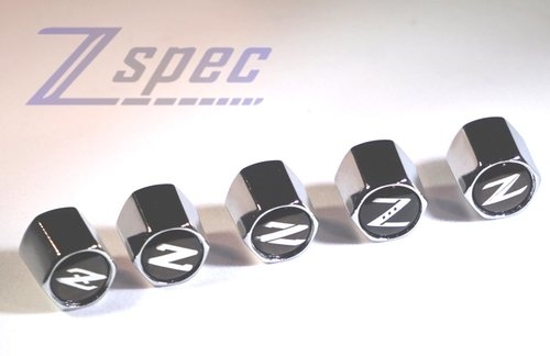 ZSpec Design Chromed Valve Stem Tire Cap Sets - for Nissan Z Cars