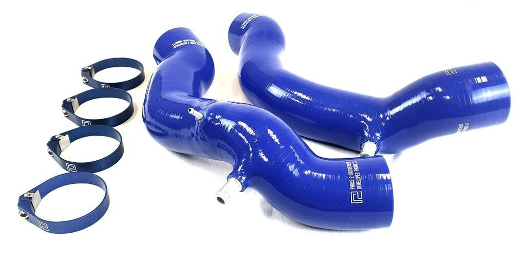 P2M Silicone Accordion Intake Inlet Replacement Hose Set, Nissan 300ZX Twin Turbo Z32
