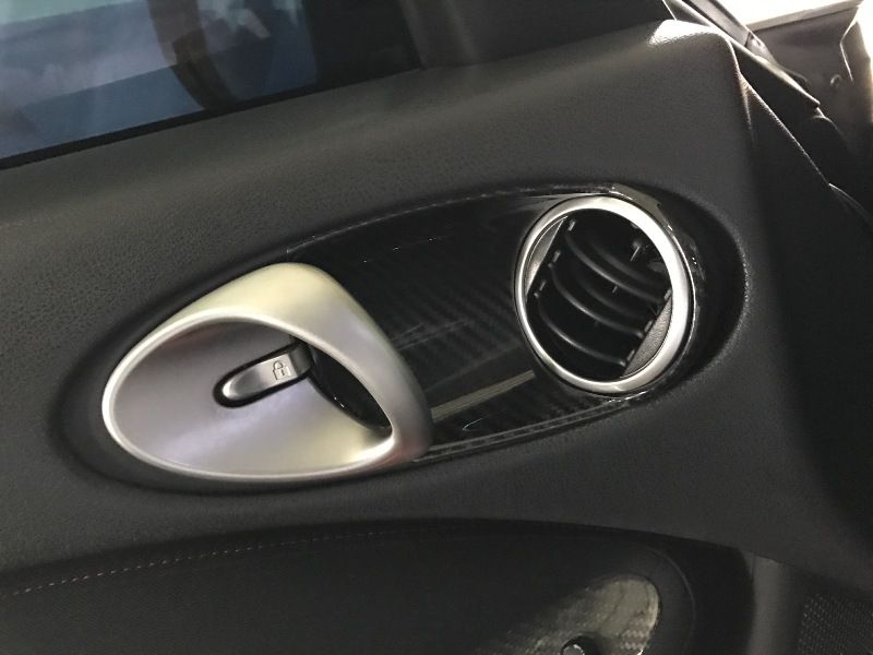 EVO-R Carbon Fiber Door Barrel Covers - Nissan 370Z